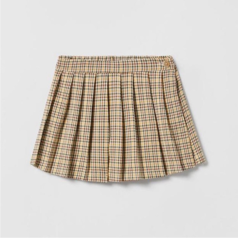 Zara kids, panel pleated skirt, 12-18 M